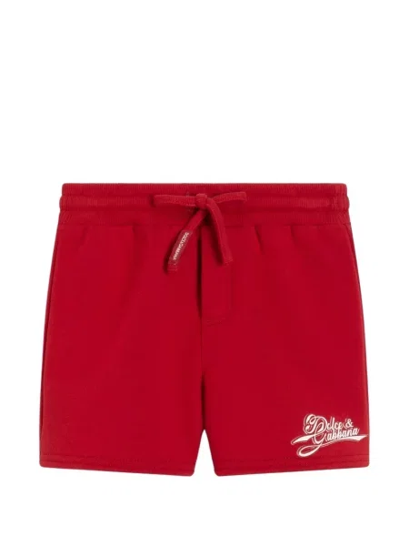 Bermudy dziecięce Dolce And Gabbana czerwone