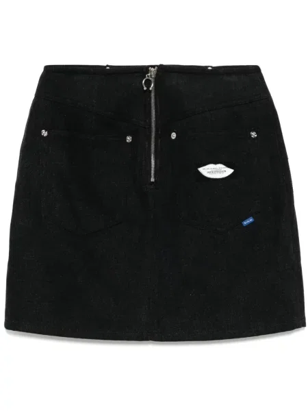 Kryształ górski spódnica jeansowa Sjyp czarna
