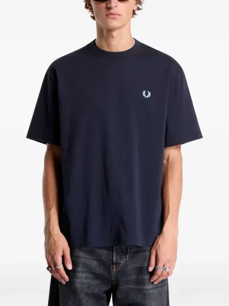 Tricou Fred Perry cu imagine albastru
