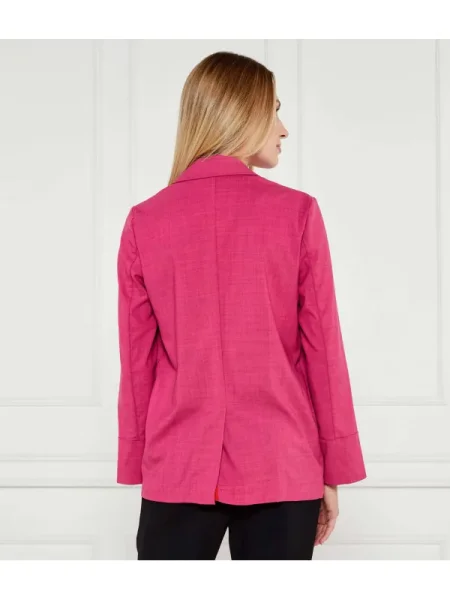 MAX&Co. Jachetă cu adaos de lână roz