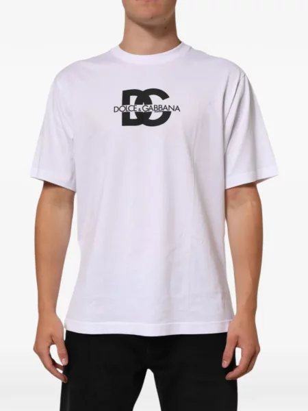 Tricou Dolce & Gabbana cu imagine alb