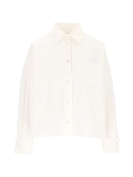 Cămașă Weekend Max Mara din poplin alb