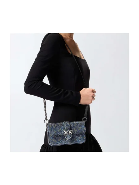 PINKO Geantă Love One Slouchy Baby AI PCPL auriu