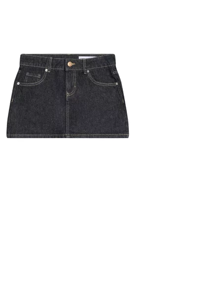 Bershka Sukně tmavě modrá