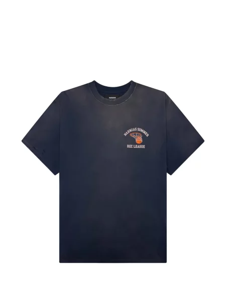 Tricou Nahmias cu imagine albastru