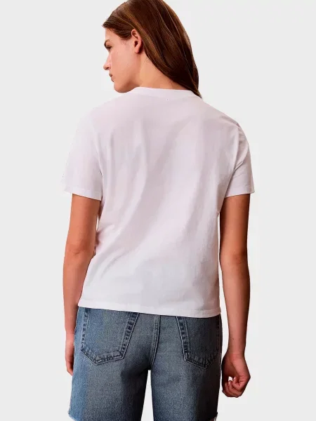 Класична футболка Calvin Klein Jeans біла