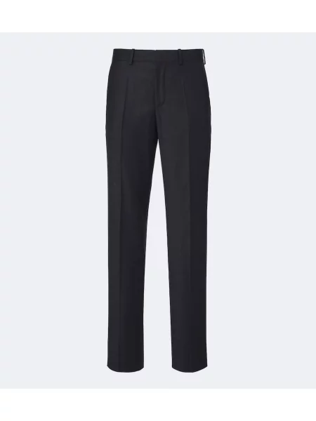 Pantaloni Agnona de lână albastru
