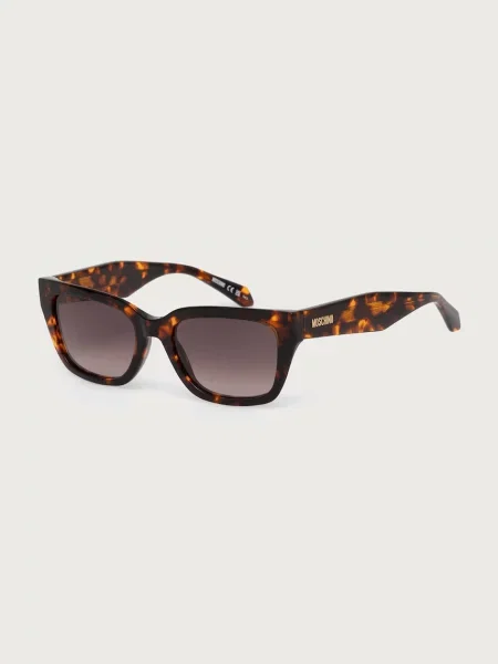 Moschino okulary przeciwsłoneczne brązowe