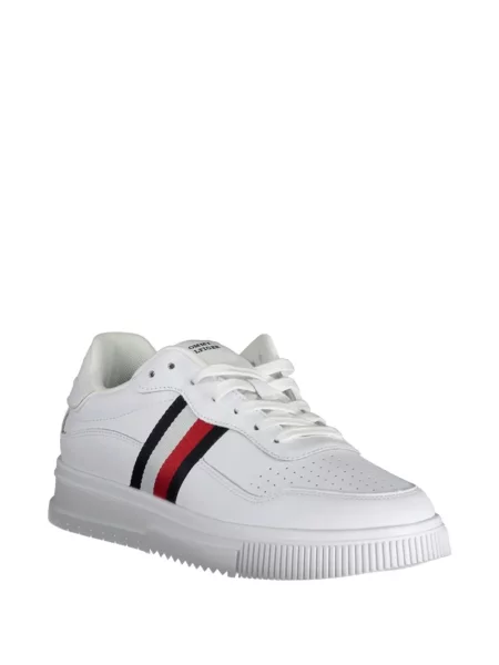 Sneakerși Tommy Hilfiger cu dungi alb