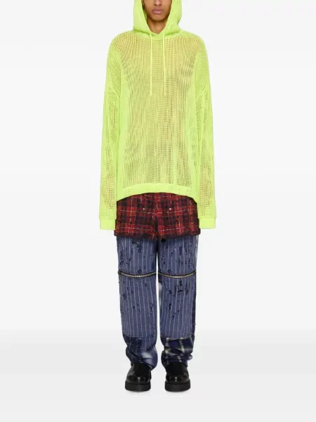 Hanorac cu glugă Givenchy plasă galben