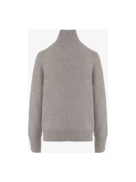 Sweter z golfem Allude beżowy