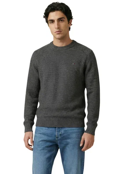 Pulover Tommy Hilfiger Jeans gri