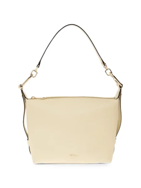 Geantă shopper Furla din piele galben