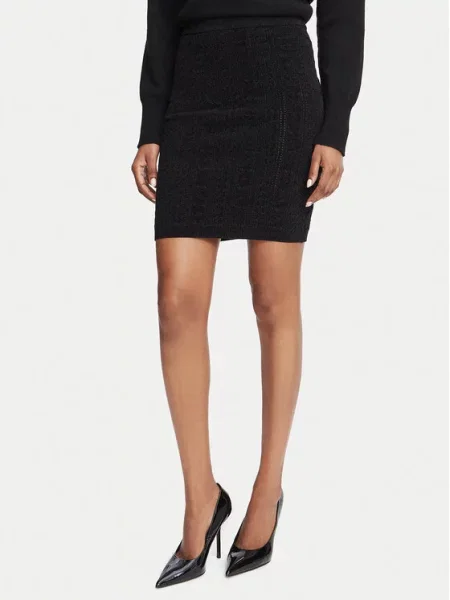 Guess Spódnica mini czarny