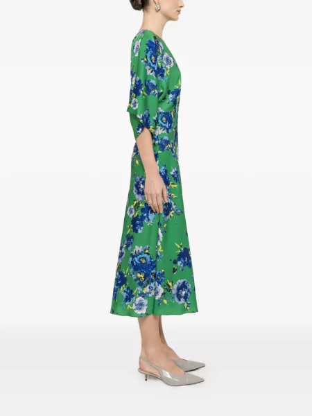 Rochie midi Nissa de costum verde