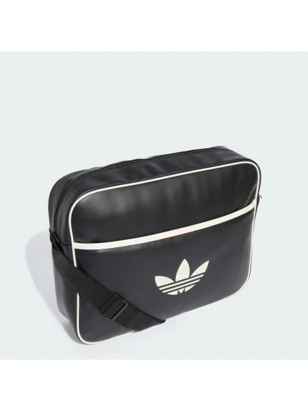 ADIDAS ORIGINALS Taška cez rameno Airliner / biela čierna