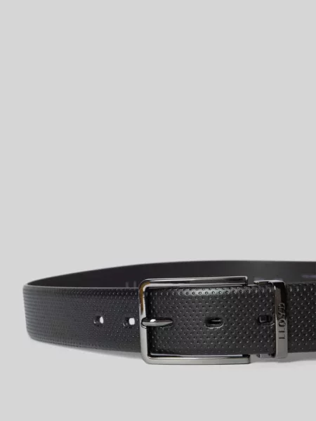 Pasek z detalem z logo Lloyd Men's Belts czarny