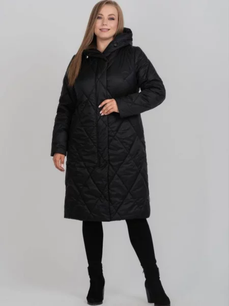 Пальто з утеплювачем UVENTUM чорний