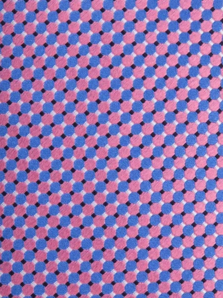 Cravată Eton de mătase cu imprimeu geometric roz