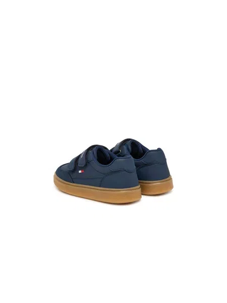 Sneakersy Tommy Hilfiger Low Cut Velcro Sneaker S Tmavomodrá