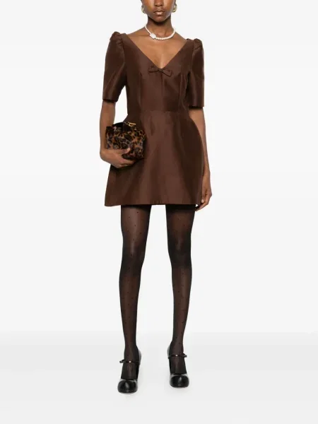 Rochie Shushu/tong cu funde de costum maro