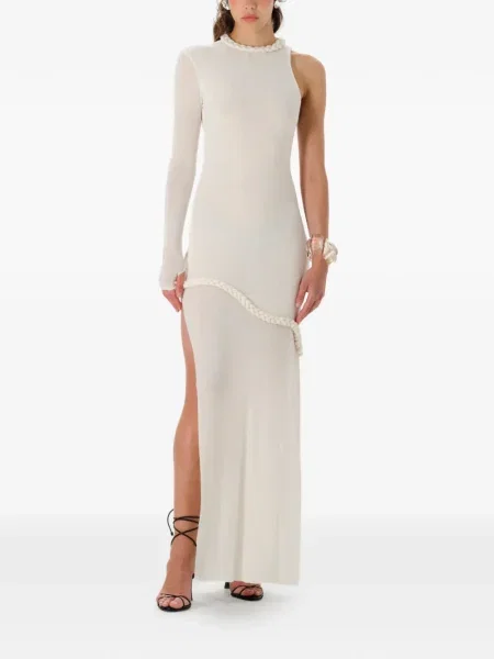 Rochie maxi Manuri de costum alb