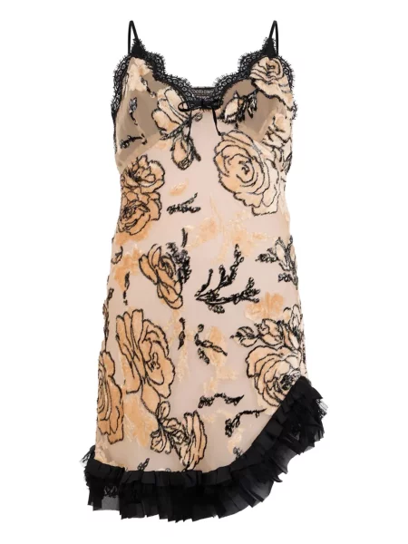 Rochie Roberto Cavalli cu imagine de costum roz