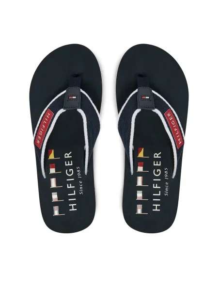 Джапанки Tommy Hilfiger PATCH HILFIGER BEACH SANDAL тъмносиньо