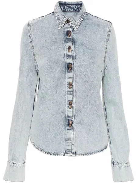 Długa koszula Magda Butrym niebieska