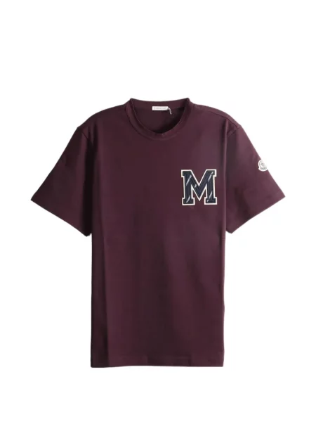 Tricou Moncler din jerseu violet