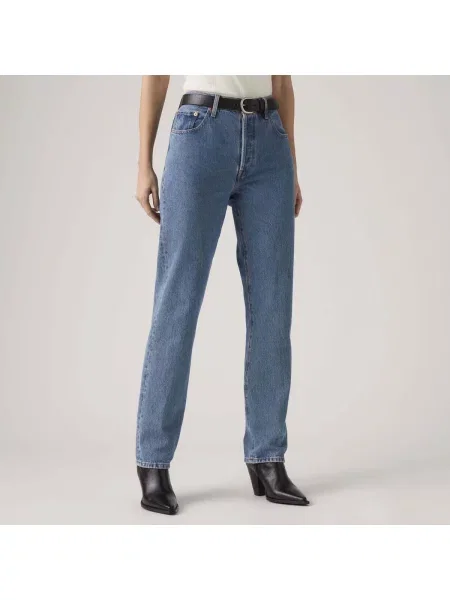Blugi Levi's® cu strasuri albastru