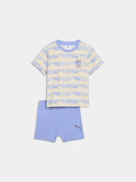 Дитячий Спортивний комплект PUMA x Gdh Minicats Set комбінований верх фіолетовий