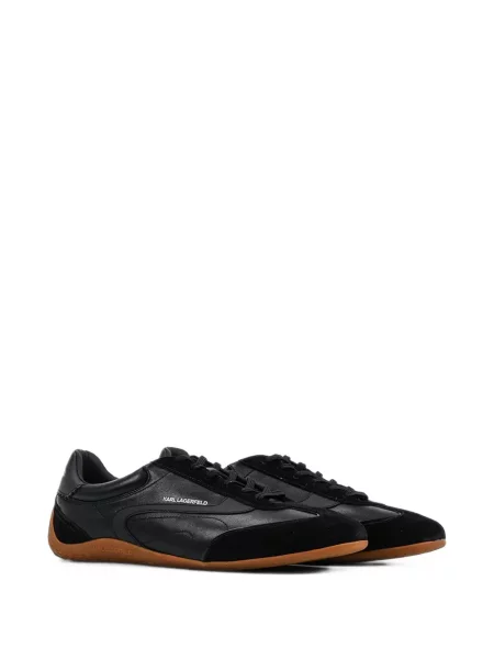 Sneakerși Karl Lagerfeld din piele negru