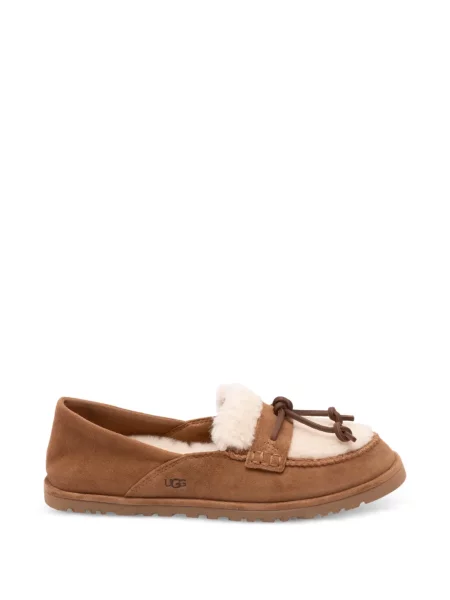 Pantofi loafer Ugg din piele de căprioară maro