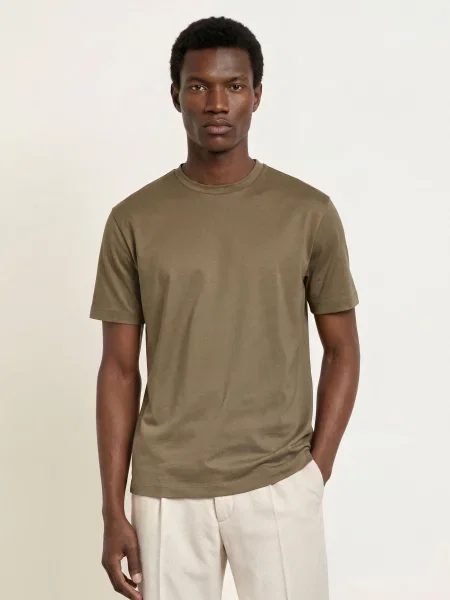 Profuomo Tričko khaki
