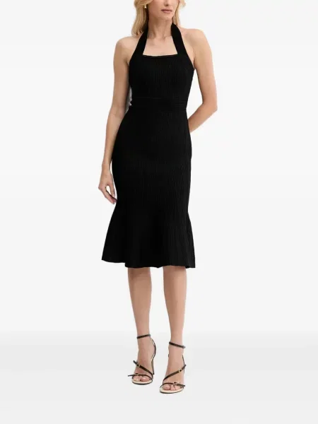 Rochie Guess cu gât halter negru