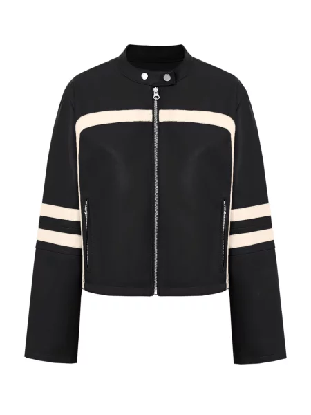 Imily Bela Geacă de primăvară-toamnă bej deschis negru