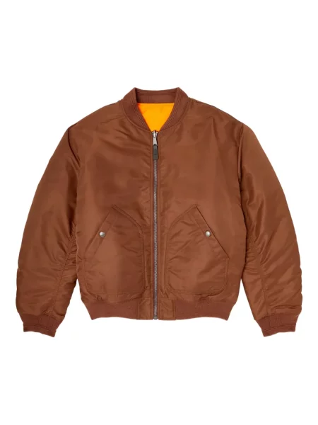 Яке тип бомбър Diesel кафяво