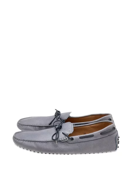 Pantofi loafer Tod's cu funde țesuți gri