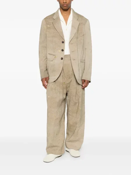 Pantaloni Ziggy Chen verde