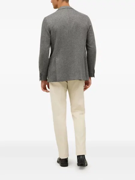 Geacă Boglioli cu model herringbone gri