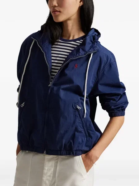 Matlasat sneakerși Polo Ralph Lauren cu autograf de catifea cord albastru