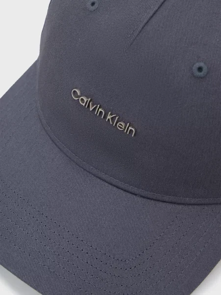 Твілова кепка Calvin Klein з лого сіра