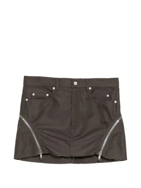 Fusta mini Rick Owens gri