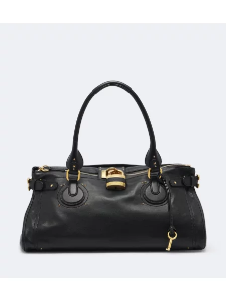 Geantă Chloé din piele negru