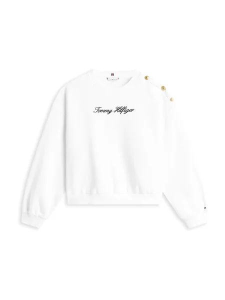 TOMMY HILFIGER Tréning póló éjkék fehér
