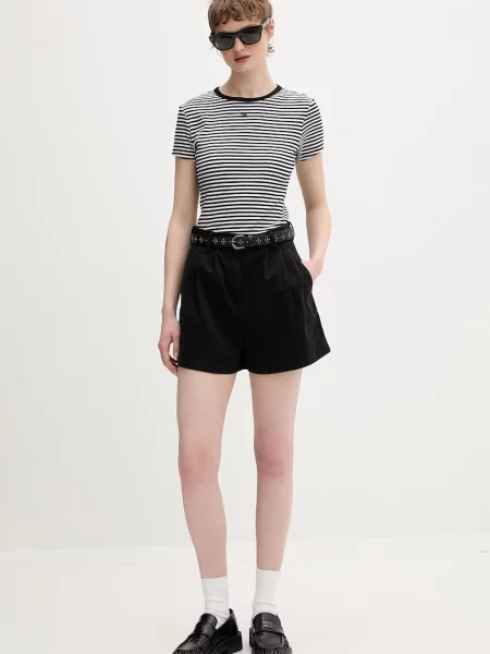 Tommy Jeans basic tričko s černé