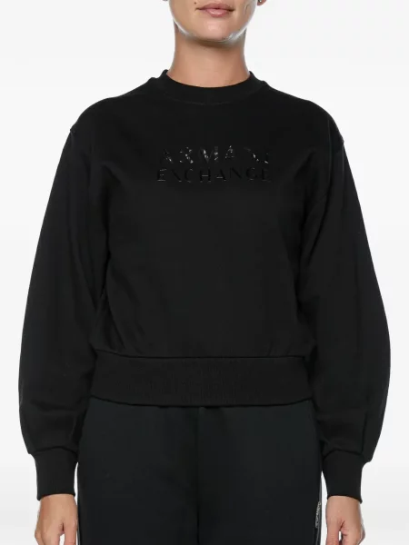 Hanorac Armani Exchange cu autograf negru