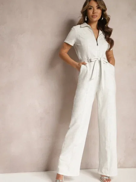 Deschis Salopeta din cu și de Legat Ecatra gri