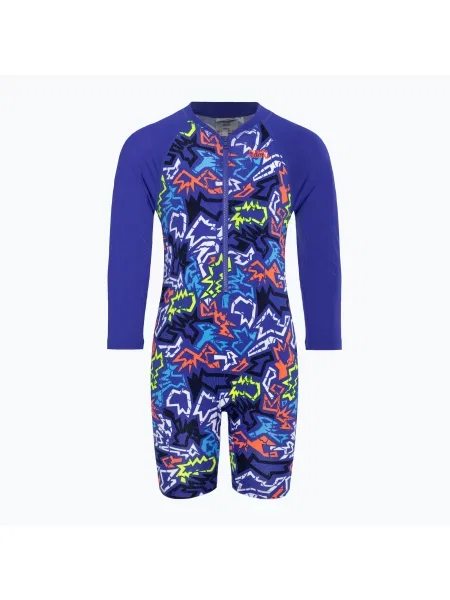 Детски гащеризон UPF Funkita Go Jump Suit broken hearts синьо